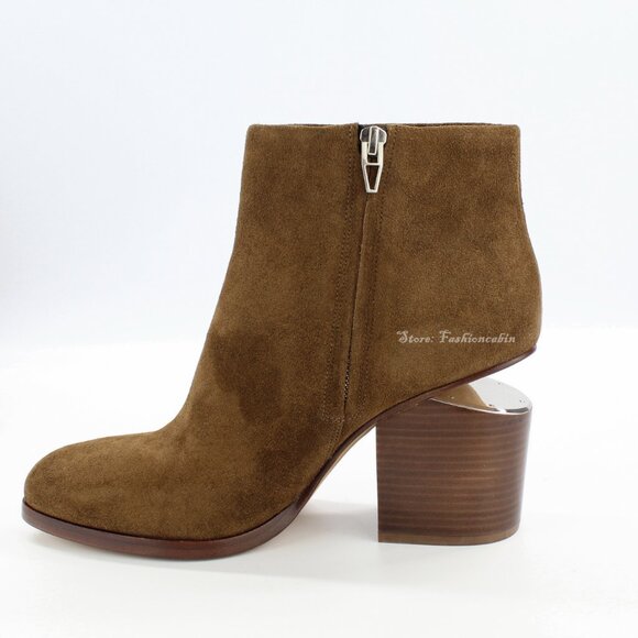 New ALEXANDER WANG Gabi Suede Ankle Boots - Picture 9 of 16
